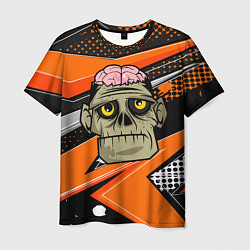 Футболка мужская Зомби с мозгами, цвет: 3D-принт