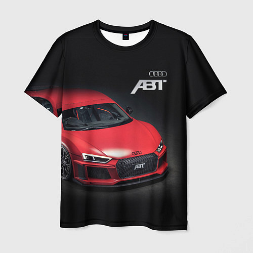 Мужская футболка Audi quattro ABT autotuning / 3D-принт – фото 1