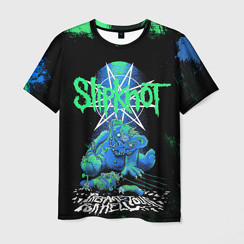 Мужская футболка Slipknot monster / 3D-принт – фото 1