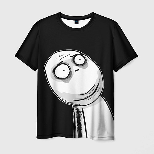 Мужская футболка Мемные стикеры - Отчаяние / 3D-принт – фото 1