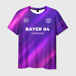 Футболка мужская Bayer 04 legendary sport grunge, цвет: 3D-принт