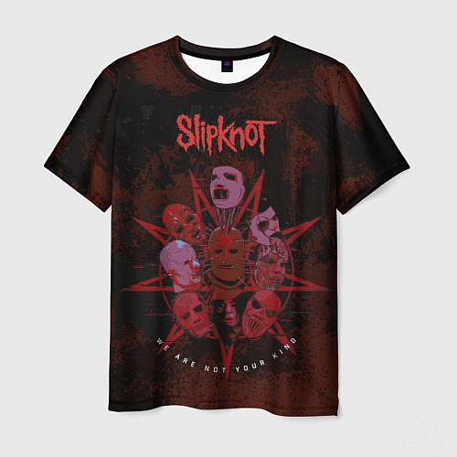 Мужская футболка Slipknot red satan / 3D-принт – фото 1