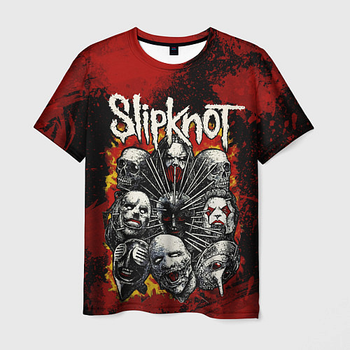 Мужская футболка Slipknot rock / 3D-принт – фото 1