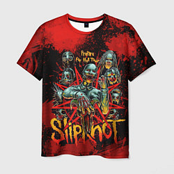 Футболка мужская Slipknot red satan, цвет: 3D-принт