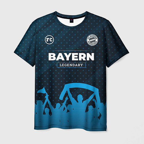 Мужская футболка Bayern legendary форма фанатов / 3D-принт – фото 1