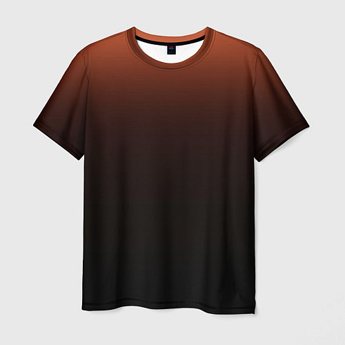 Мужская футболка Благородный коричневый градиент / 3D-принт – фото 1