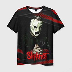Футболка мужская Slipknot black & red, цвет: 3D-принт