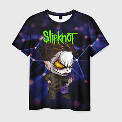 Футболка мужская Slipknot dark blue, цвет: 3D-принт