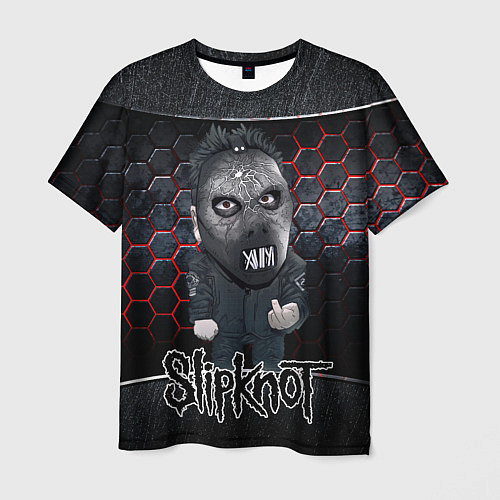 Мужская футболка Slipknot dark black / 3D-принт – фото 1