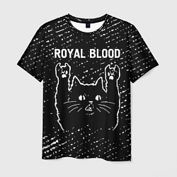 Футболка мужская Группа Royal Blood и рок кот, цвет: 3D-принт