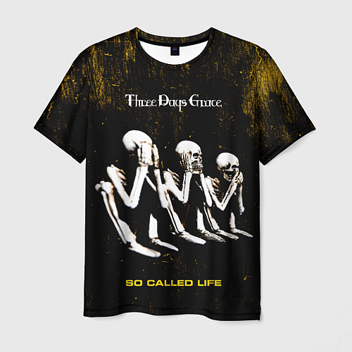 Мужская футболка So Called Life - Three Days Grace / 3D-принт – фото 1