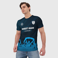 Футболка мужская West Ham legendary форма фанатов, цвет: 3D-принт — фото 2