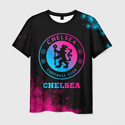 Футболка мужская Chelsea - neon gradient, цвет: 3D-принт