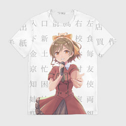 Футболка мужская Судзунэ Мияма - Отборочный проект, цвет: 3D-принт