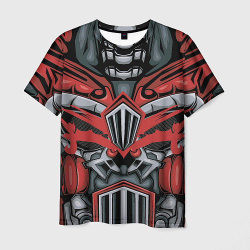 Мужская футболка Костюм робота с решеткой / 3D-принт – фото 1