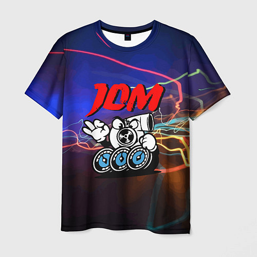 Мужская футболка JDM style - engine - gesture / 3D-принт – фото 1