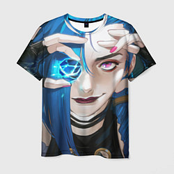 Футболка мужская Jinx crystall, цвет: 3D-принт