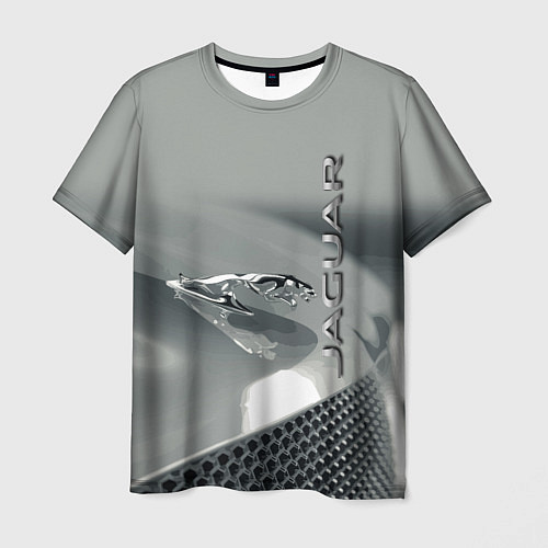 Мужская футболка Jaguar - капот - эмблема / 3D-принт – фото 1