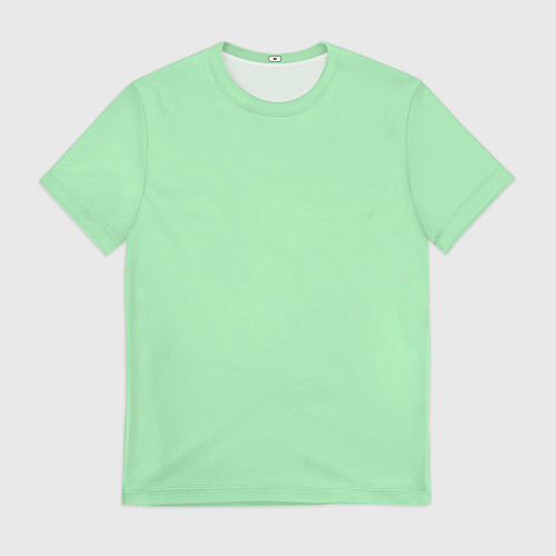 Мужская футболка Мятный радуга / 3D-принт – фото 1