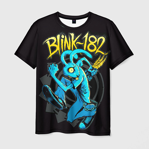 Мужская футболка Blink 182 rabbit / 3D-принт – фото 1