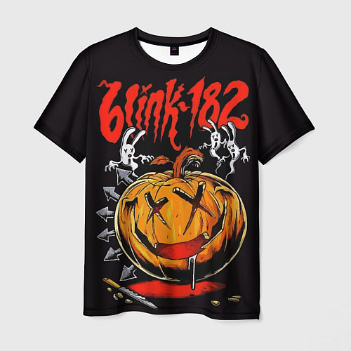 Мужская футболка Blink ghosts pumpkin / 3D-принт – фото 1
