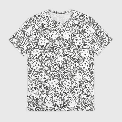 Мужская футболка Хоровод / 3D-принт – фото 1