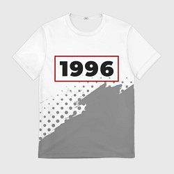 Мужская футболка 1996 - в красной рамке на светлом