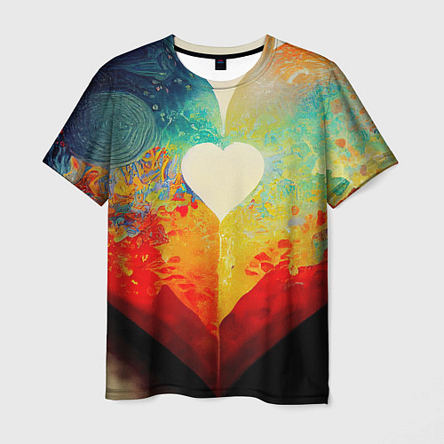 Мужская футболка Your heart / 3D-принт – фото 1
