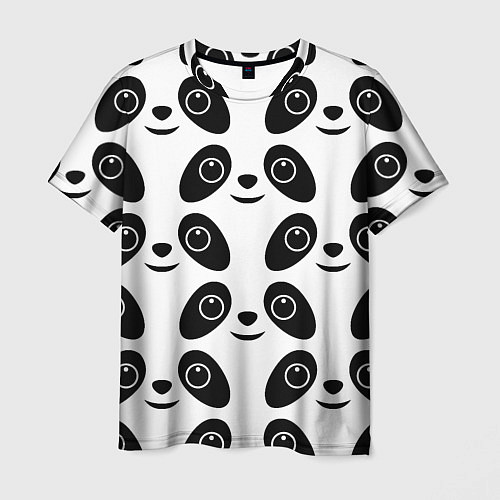 Мужская футболка Panda bing dun dun / 3D-принт – фото 1