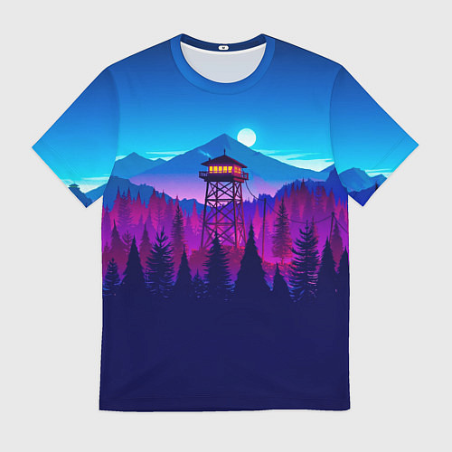 Мужская футболка Firewatch / 3D-принт – фото 1