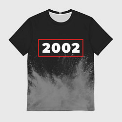 Мужская футболка 2002 - в красной рамке на темном