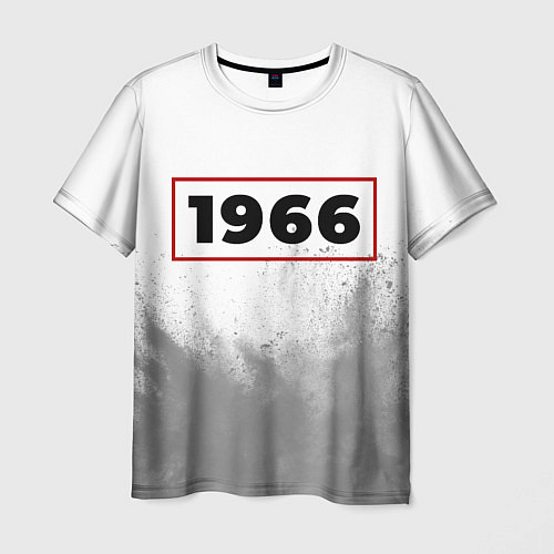 Мужская футболка 1966 - в красной рамке на светлом / 3D-принт – фото 1