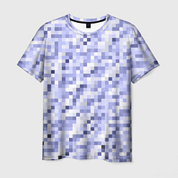 Футболка мужская Пиксельная абстракция из квадратов, цвет: 3D-принт