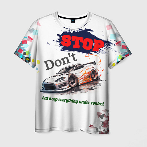 Мужская футболка Classic drive / 3D-принт – фото 1