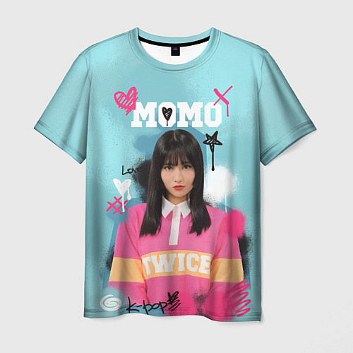 Мужская футболка K - pop Momo / 3D-принт – фото 1