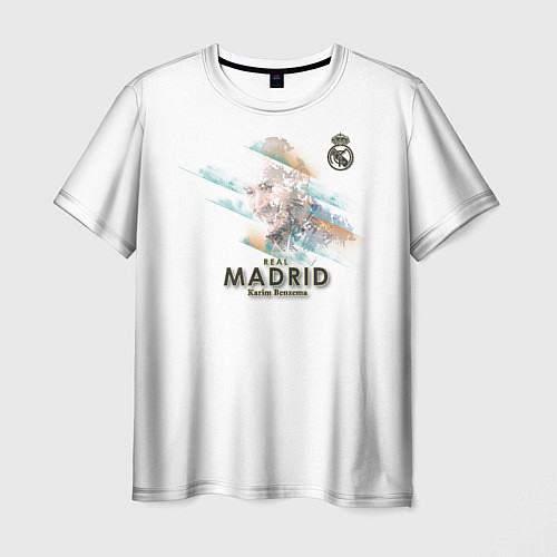 Мужская футболка Karim Benzema - Real Madrid / 3D-принт – фото 1