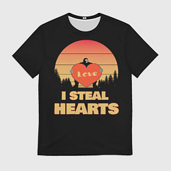 Футболка мужская I steal hearts, цвет: 3D-принт
