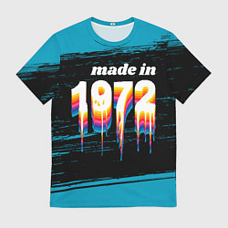 Мужская футболка Made in 1972: liquid art