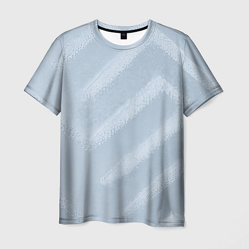Мужская футболка Снежный узор / 3D-принт – фото 1