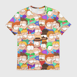 Футболка мужская Разные прикольные люди, цвет: 3D-принт
