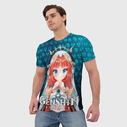 Футболка мужская Нилу элементали, цвет: 3D-принт — фото 2