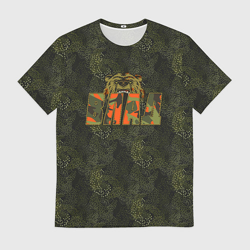 Мужская футболка Влад камуфляж / 3D-принт – фото 1