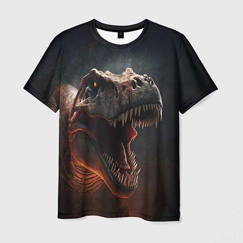 Мужская футболка The big dinosaur / 3D-принт – фото 1
