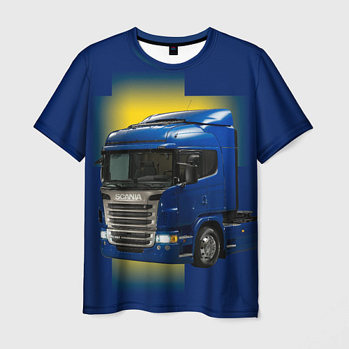 Мужская футболка Scania truck / 3D-принт – фото 1