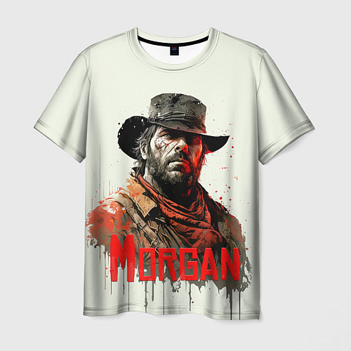 Мужская футболка Arthur Morgan painting / 3D-принт – фото 1