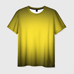 Футболка мужская Желтый градиент, цвет: 3D-принт