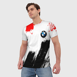 Футболка мужская BMW art, цвет: 3D-принт — фото 2
