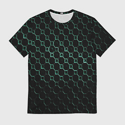 Мужская футболка Абстрактная сетка из игры
