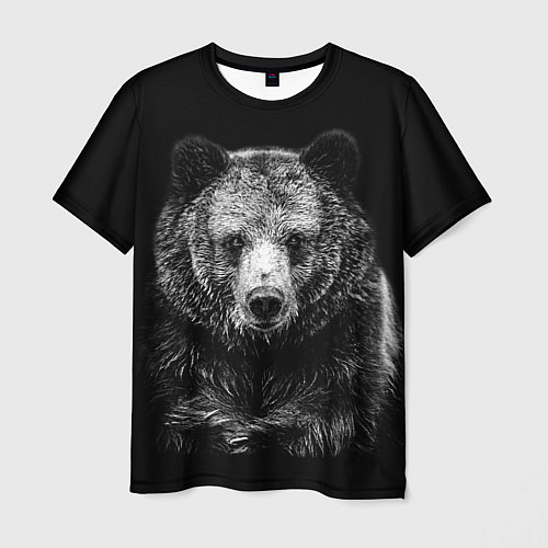 Мужская футболка Медведь тотем славян / 3D-принт – фото 1