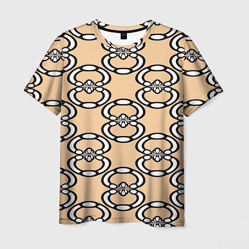 Мужская футболка Восьмерочка, полукруг в форме цифры / 3D-принт – фото 1